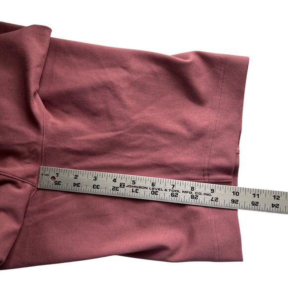 Duluth Womens Mauve Elastic Waist Bike Style Stretch Shorts Size Medium - Picture 7 of 7